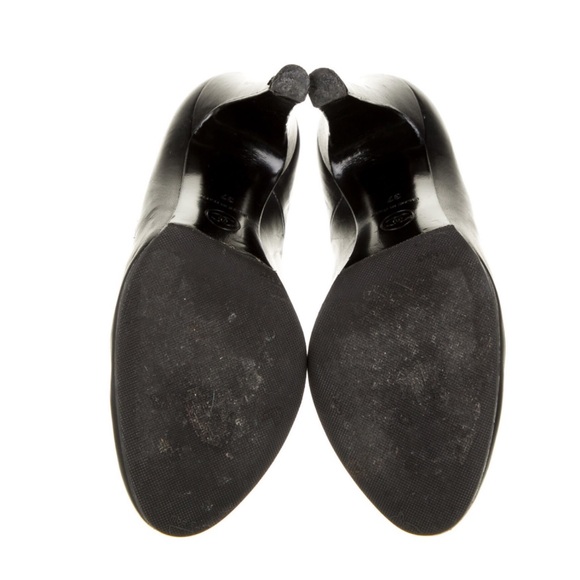 vintage CHANEL size 37 quilted calfskin ANKLE BOOTIES - Picture 5 of 16